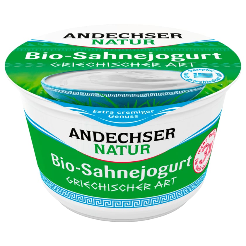Andechser Natur Bio-Sahnejogurt griechischer Art 10% 200g